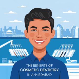 Cosmetic dentistry treatment for a perfect smile in Ahmedabad.